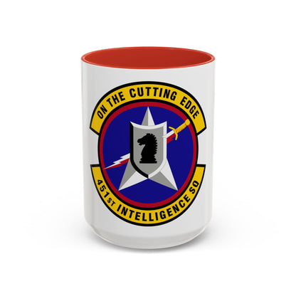 451 Intelligence Squadron ACC (U.S. Air Force) Accent Coffee Mug