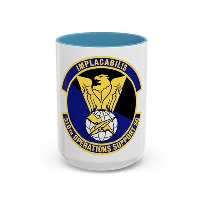 316th Operations Support Squadron (U.S. Air Force) Accent Coffee Mug