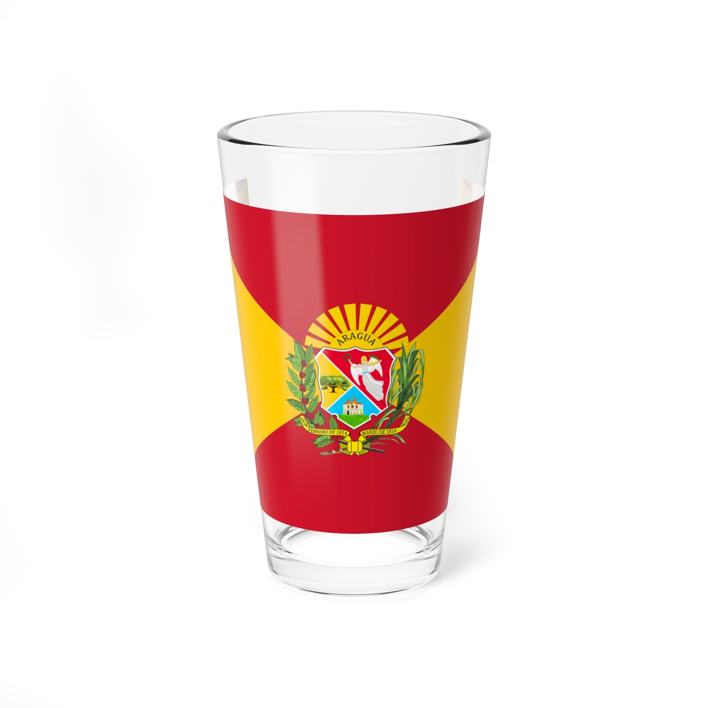 Flag of Aragua State (Venezuela) Pint Glass 16oz