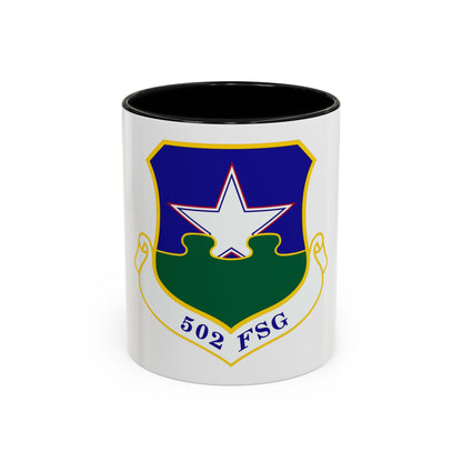 502d Force Support Group (U.S. Air Force) Accent Coffee Mug