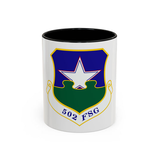 502d Force Support Group (U.S. Air Force) Accent Coffee Mug