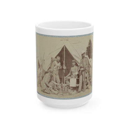 7th N.Y. State Militia, Camp Cameron, D.C., 1861 003 (U.S. Civil War) White Coffee Mug
