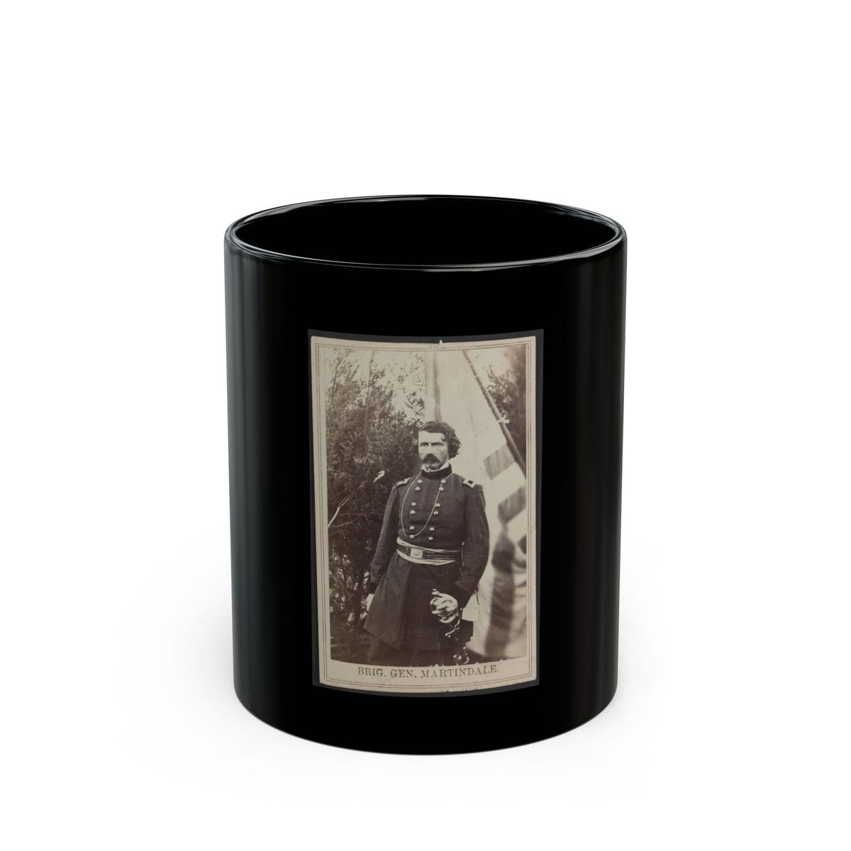 Brig. Gen. Martindale (U.S. Civil War) Black Coffee Mug