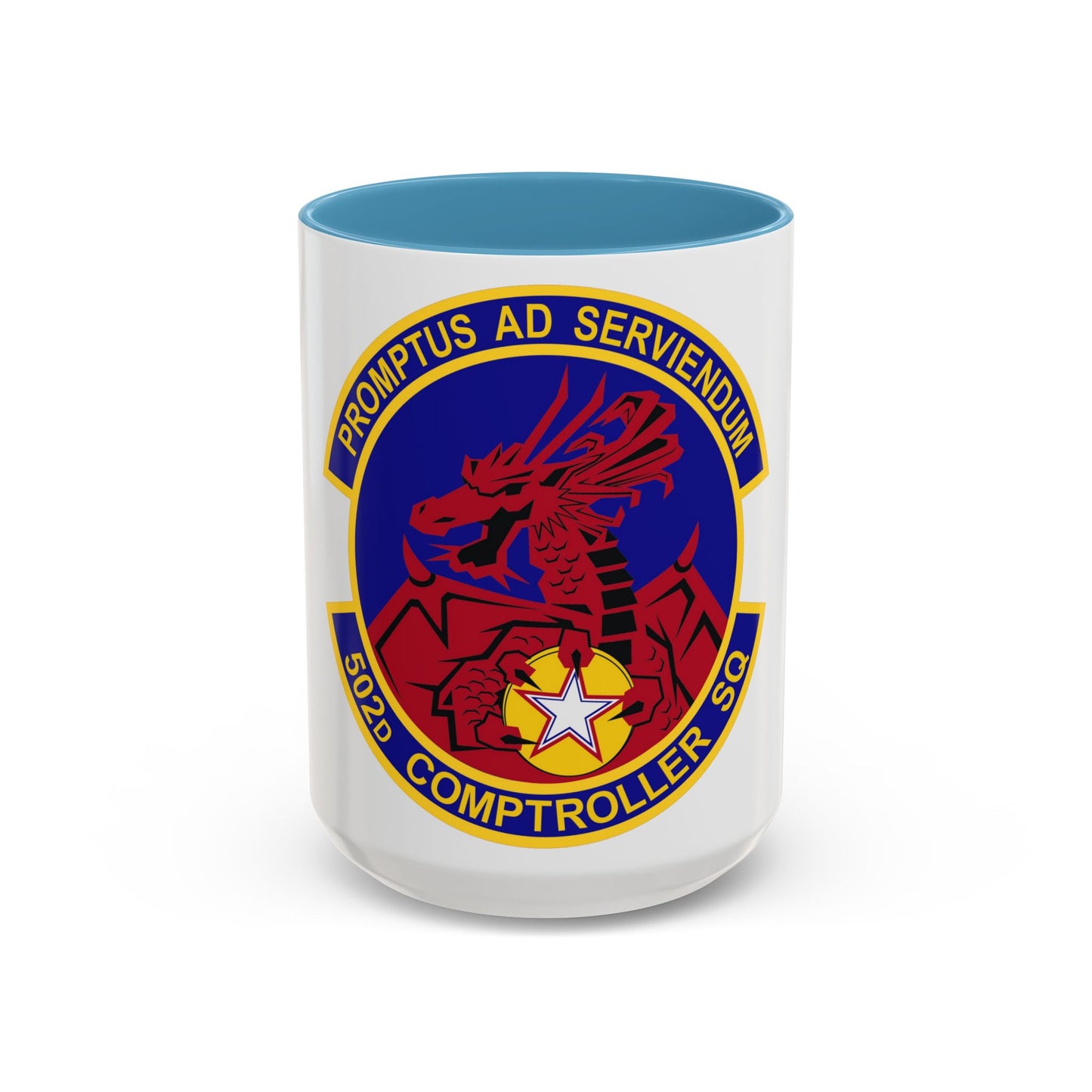 502d Comptroller Squadron (U.S. Air Force) Accent Coffee Mug