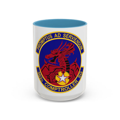 502d Comptroller Squadron (U.S. Air Force) Accent Coffee Mug