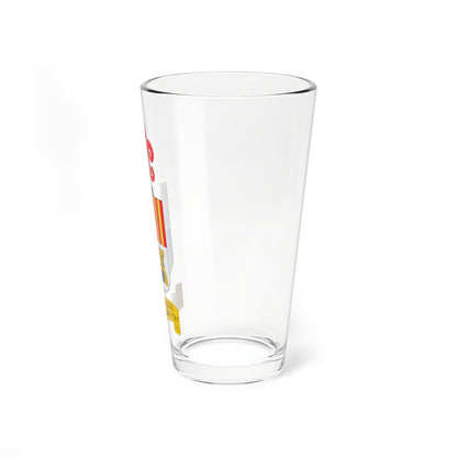 Escudo De Tarma (Peru) (Coat of Arms) Pint Glass 16oz