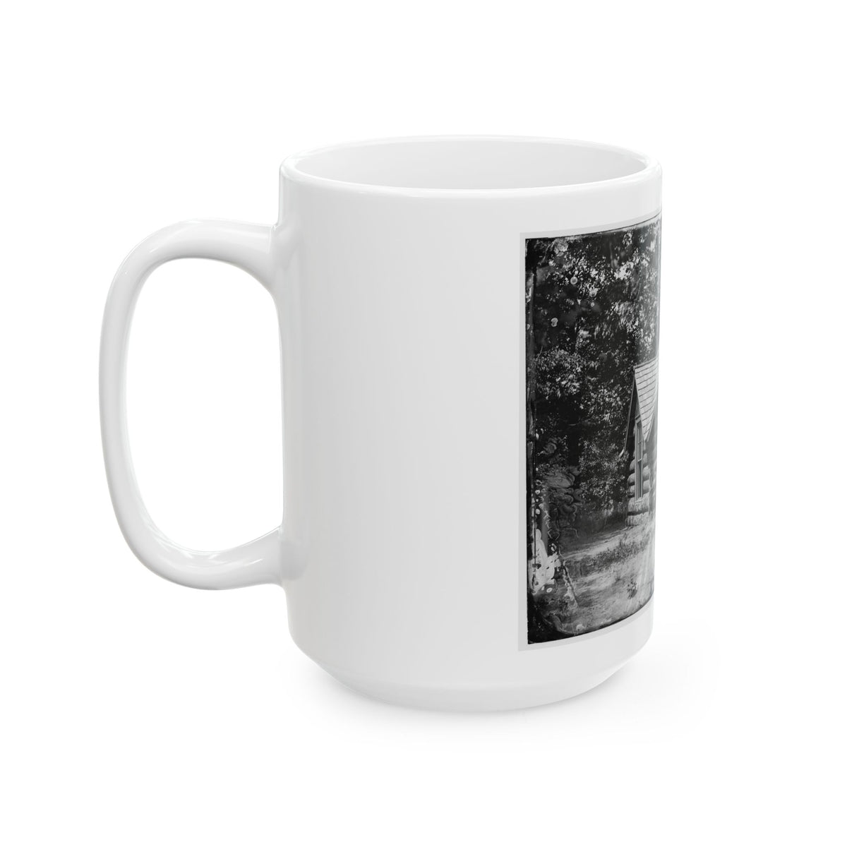 Petersburg, Va. Cottage Of Col. Nathaniel Michler, U.S. Engineers, At Bryant House (U.S. Civil War) White Coffee Mug