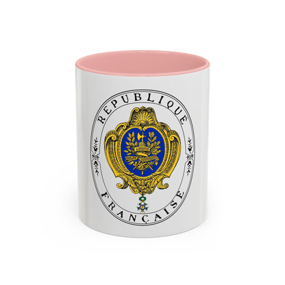 Coat of arms of the French Republic (1905) - Accent Coffee Mug