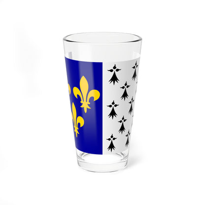 Brest flag (France) Pint Glass 16oz