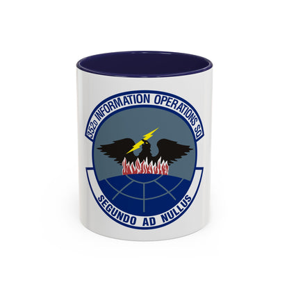 352d Information Operations Squadron (U.S. Air Force) Accent Coffee Mug
