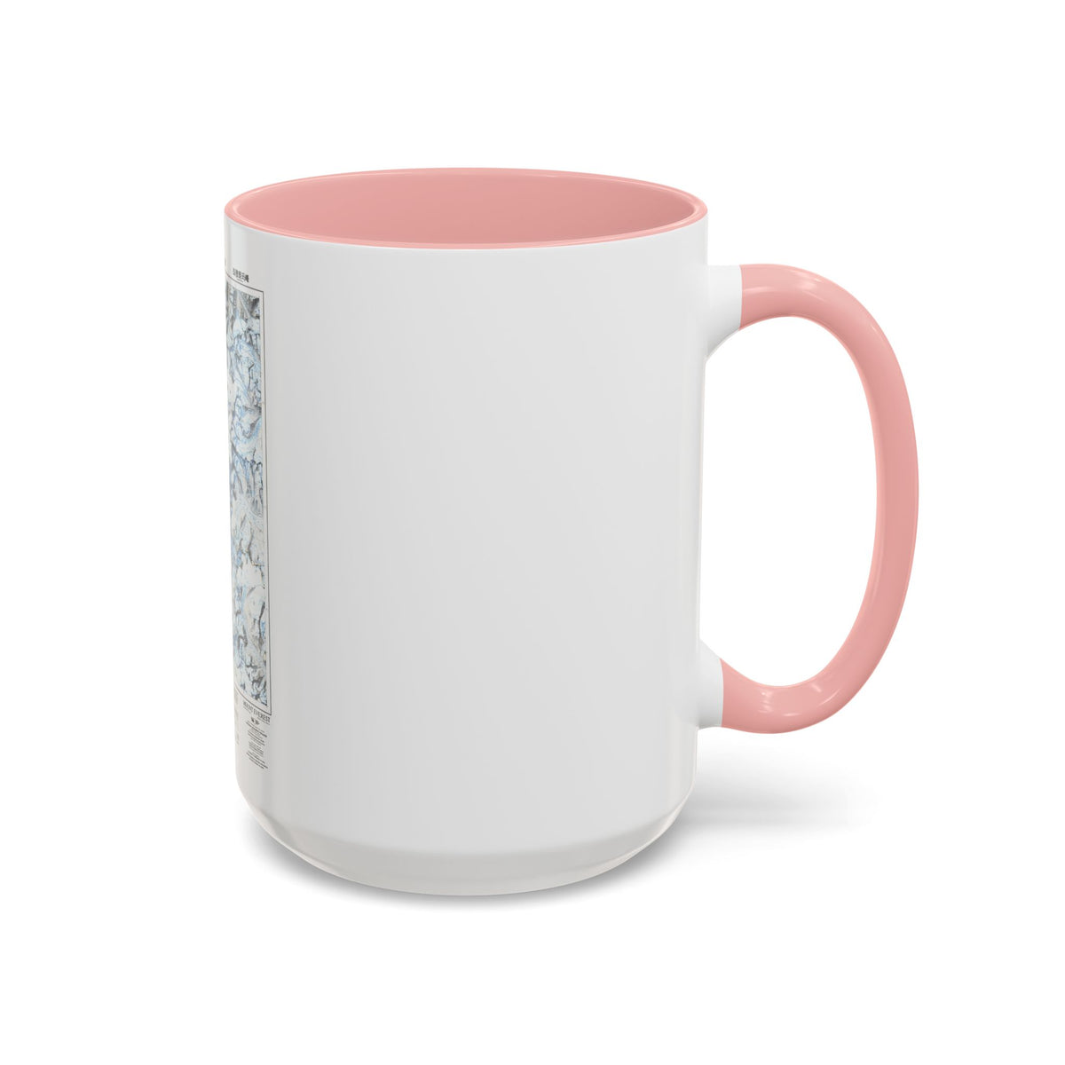 Mount Everest (1988) (Map) Accent Coffee Mug