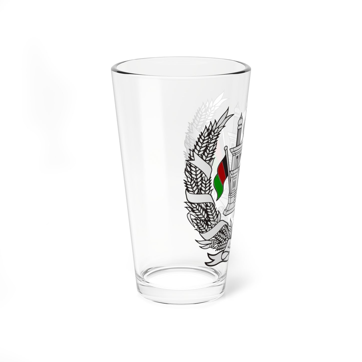 Emblem of Afghanistan 1931-1973 (Afghanistan) (Coat of Arms) Pint Glass 16oz