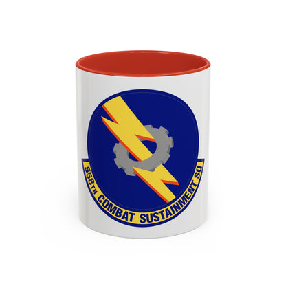 558th Combat Sustainment Squadron (U.S. Air Force) Accent Coffee Mug