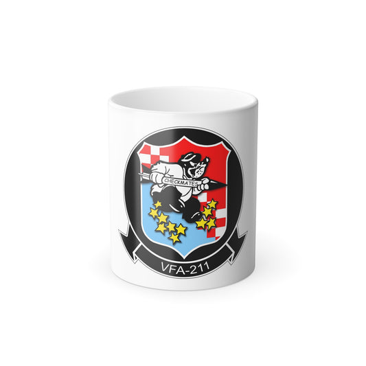 VFA 211 Strike Fighter Squadron 211 (U.S. Navy) Color Changing Mug 11oz