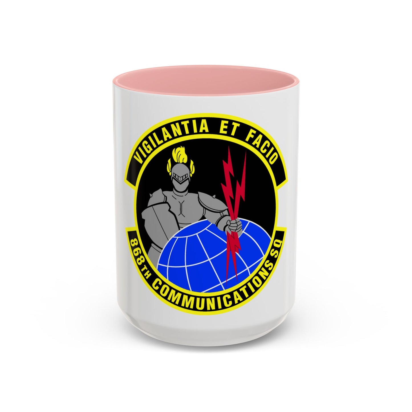 868th Communications Squadron (U.S. Air Force) Accent Coffee Mug