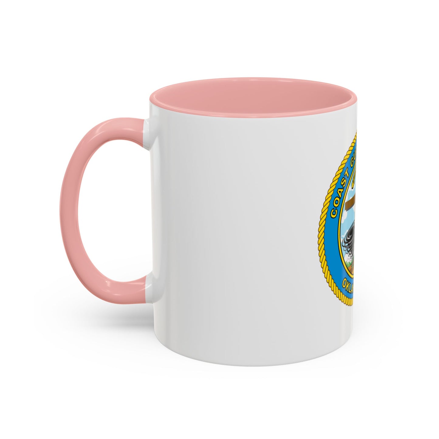 USCG Institute Oklahoma City (U.S. Coast Guard) Accent Coffee Mug
