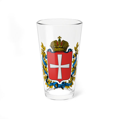 Coat of arms of Volyn Governorate (Russia) (Coat of Arms) Pint Glass 16oz