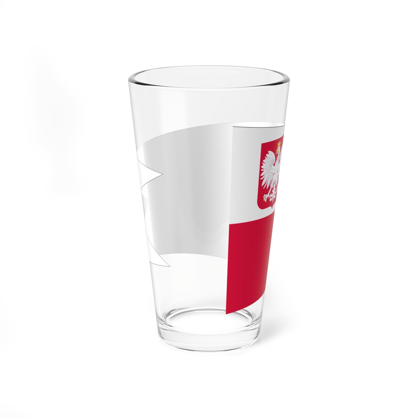 POL dowodca flotylli rank flag (Poland) Pint Glass 16oz