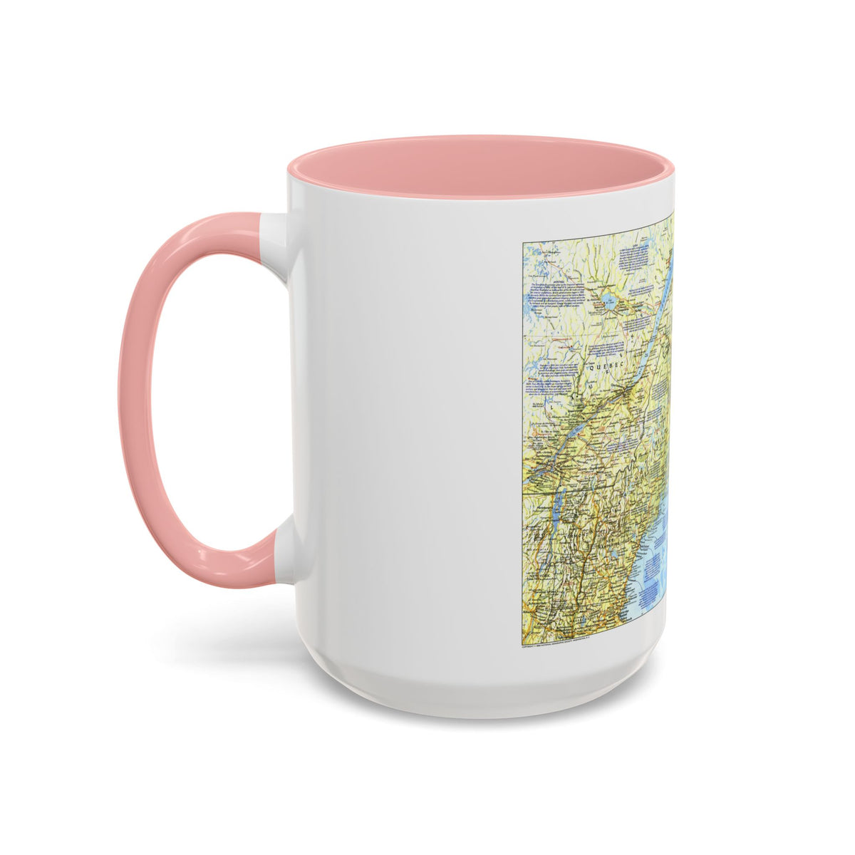 USA - Northern Approaches 1 (1985) (Map) Accent Coffee Mug
