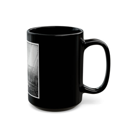 Alexandria, Virginia. Slave Pen. Interior View 001 (U.S. Civil War) Black Coffee Mug