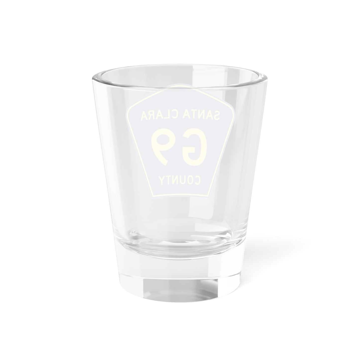 Santa Clara County G9 (California) (Road Sign) Shot Glass 1.5oz