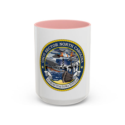 USCG Secctor North Carolina (U.S. Coast Guard) Accent Coffee Mug