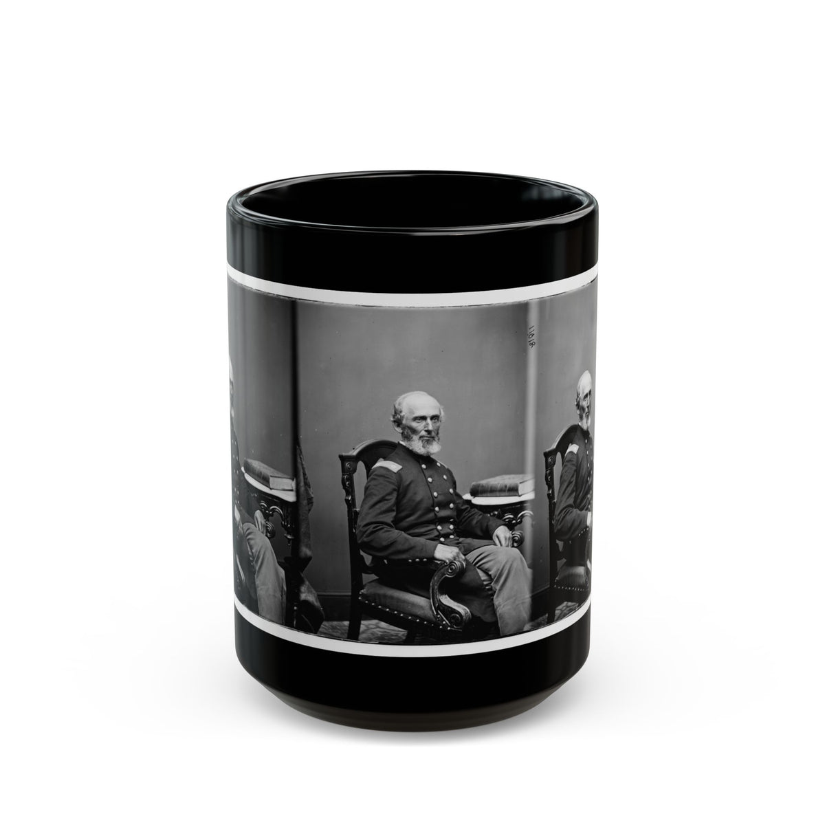 A.H. White (U.S. Civil War) Black Coffee Mug