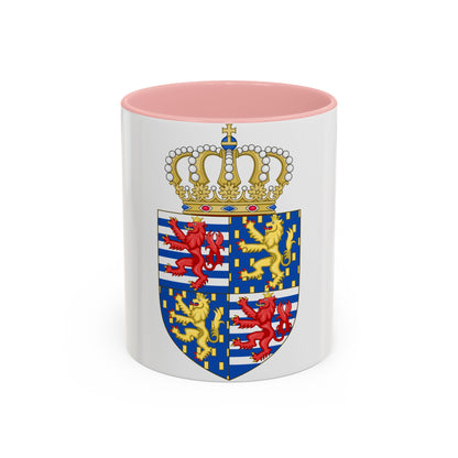 Lesser coat of arms of the Grand Duke of Luxembourg (2000) - Accent Coffee Mug