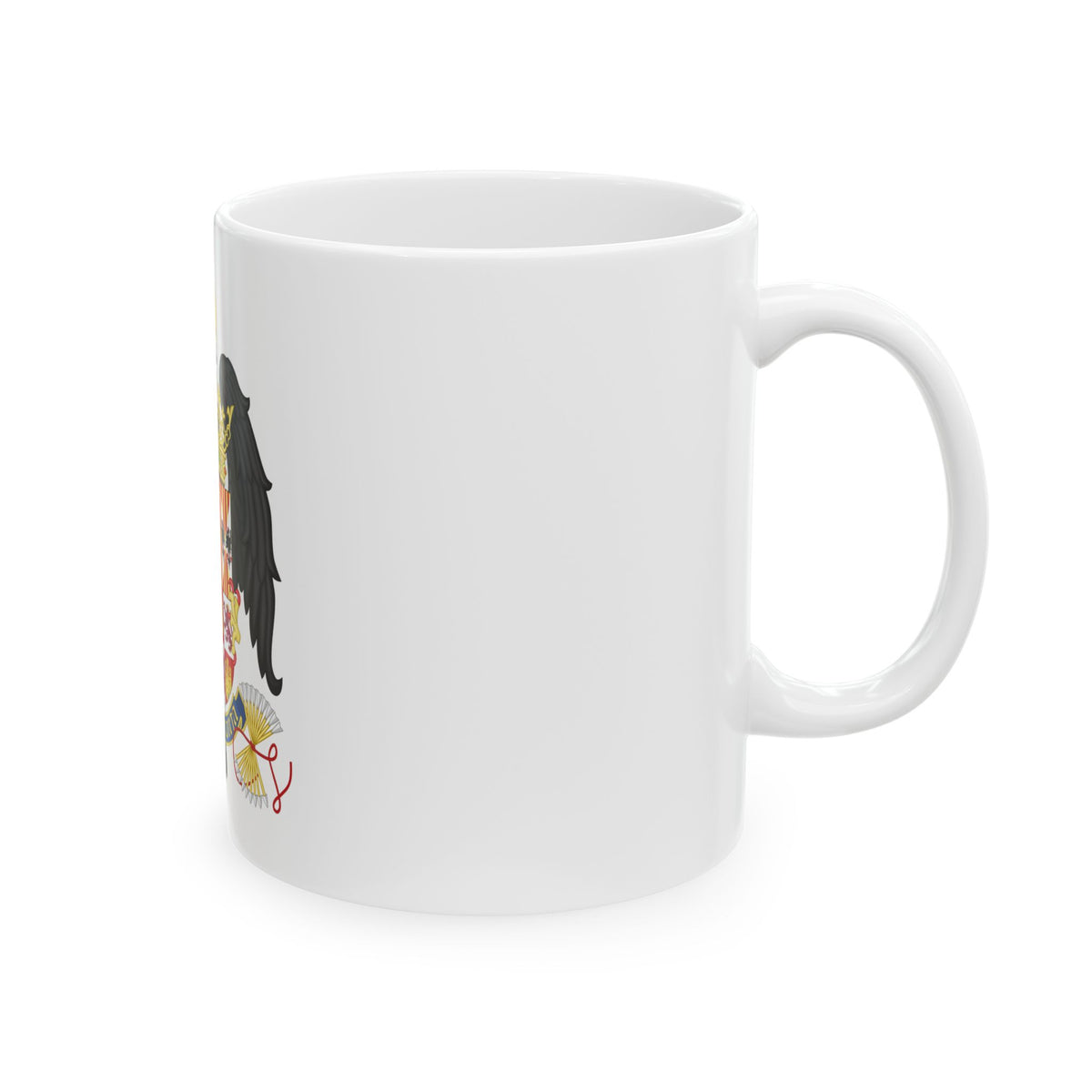 Coat of Arms of Queen Isabella of Castile (1492-1504) - White Coffee Mug