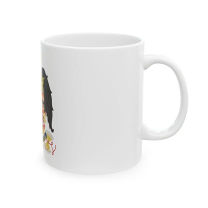Coat of Arms of Queen Isabella of Castile (1492-1504) - White Coffee Mug