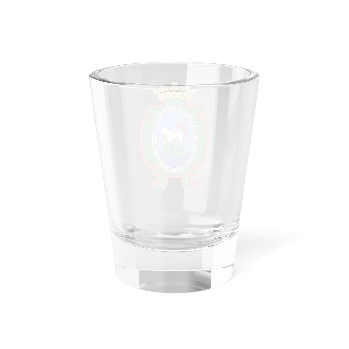 Historic Coat of Arms of San Juan Puerto Rico-Spanish Rule (Puerto Rico) (Coat of Arms) Shot Glass 1.5oz