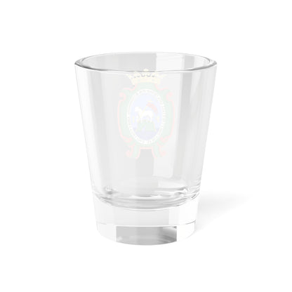 Historic Coat of Arms of San Juan Puerto Rico-Spanish Rule (Costa Rica) (Coat of Arms) Shot Glass 1.5oz