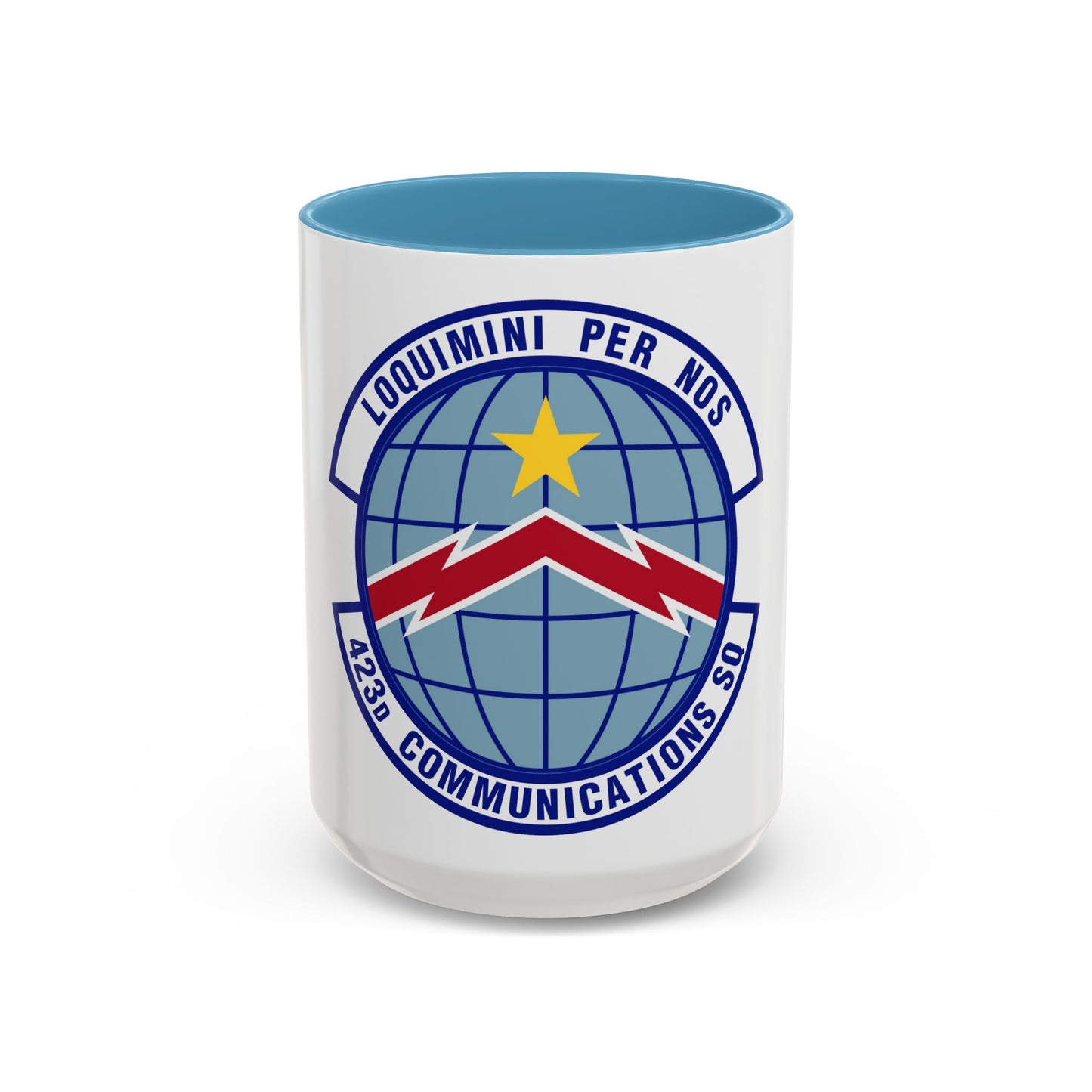 423d Communications Squadron (U.S. Air Force) Accent Coffee Mug