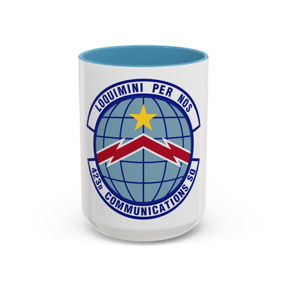 423d Communications Squadron (U.S. Air Force) Accent Coffee Mug