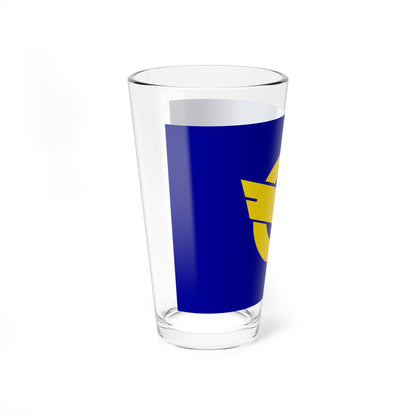 Flag of Kin Okinawa (Japan) Pint Glass 16oz