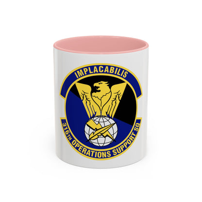 316th Operations Support Squadron (U.S. Air Force) Accent Coffee Mug