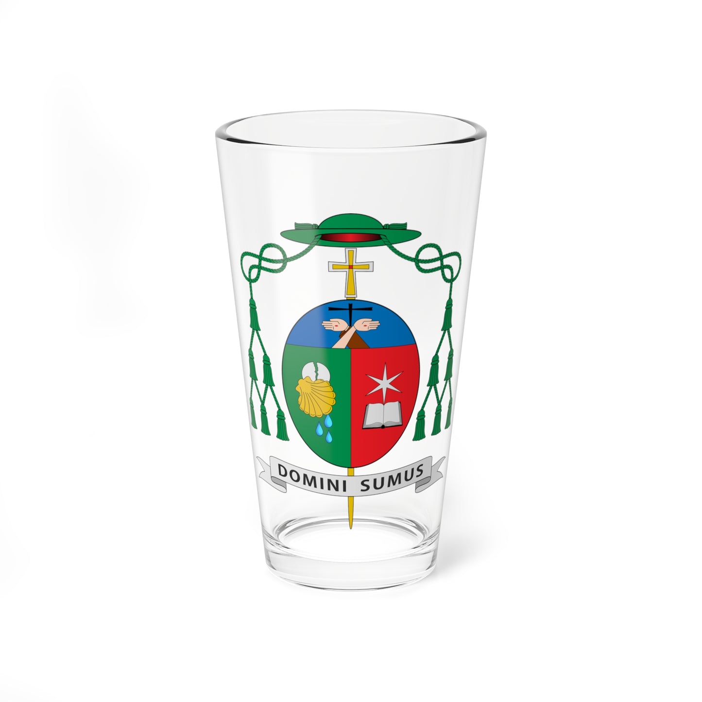Escudo de Carlos Silva (Spain) (Coat of Arms) Pint Glass 16oz