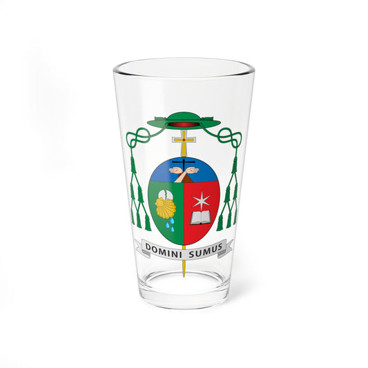 Escudo de Carlos Silva (Spain) (Coat of Arms) Pint Glass 16oz