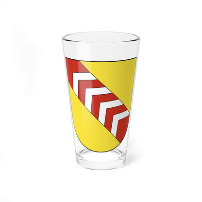 Hochfelden-blazon (Switzerland) (Coat of Arms) Pint Glass 16oz