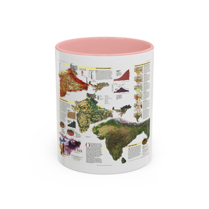 India (1997) (Map) Accent Coffee Mug
