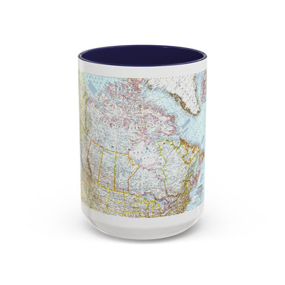 Canada (1961) (Map) Accent Coffee Mug