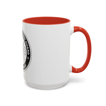 USCG Intelligence 1 color (U.S. Coast Guard) Accent Coffee Mug