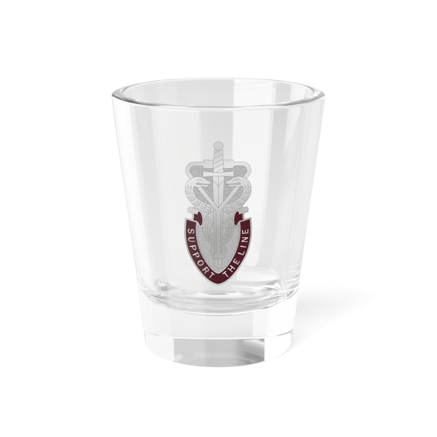 Verre à liqueur du 74e bataillon médical (armée américaine) 1,5 oz