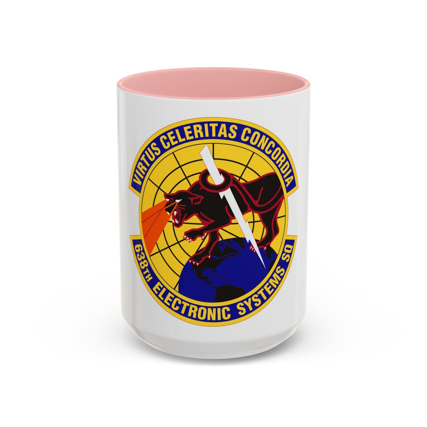 638th Electronic Systems Squadron (U.S. Air Force) Accent Coffee Mug