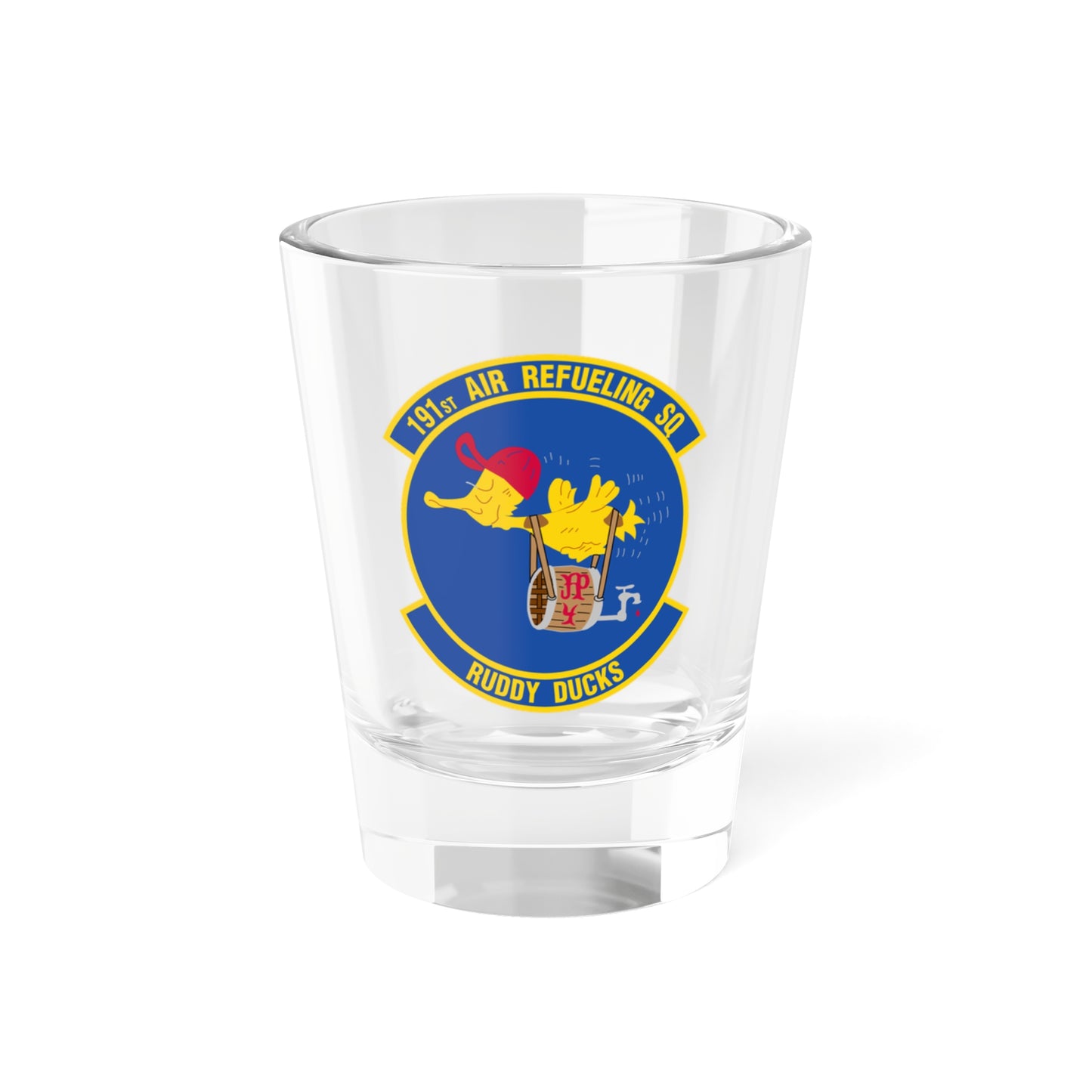 191 Air Refueling Squadron (U.S. Air Force) Shot Glass 1.5oz