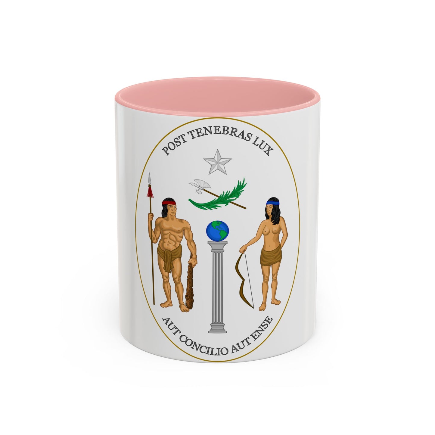 Obverse of the Coat of Arms of Chile (1812-1814) - Accent Coffee Mug