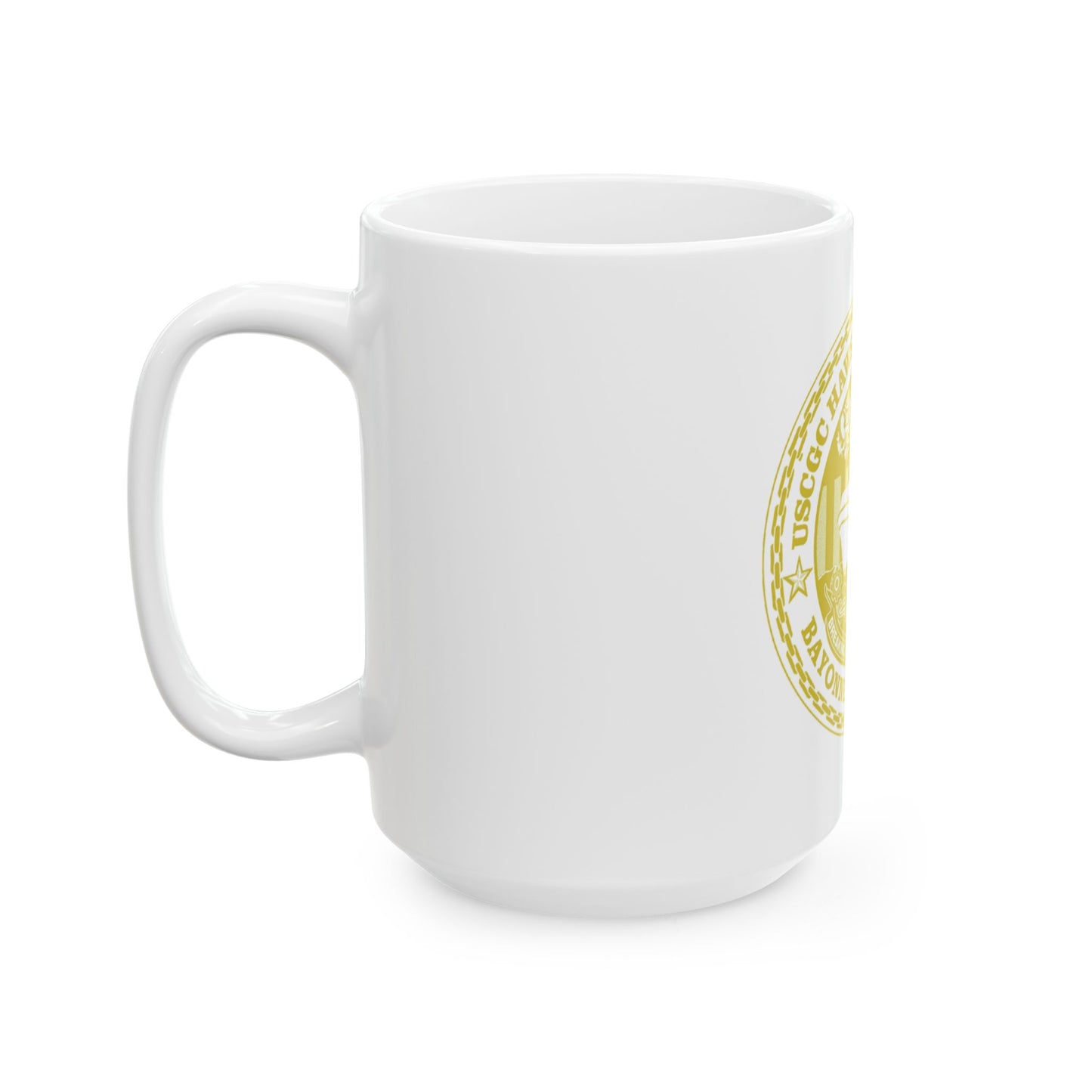 USCG Hawser WYTL 65610 Sim Gold (U.S. Coast Guard) White Coffee Mug