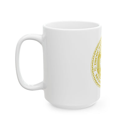 USCG Hawser WYTL 65610 Sim Gold (U.S. Coast Guard) White Coffee Mug