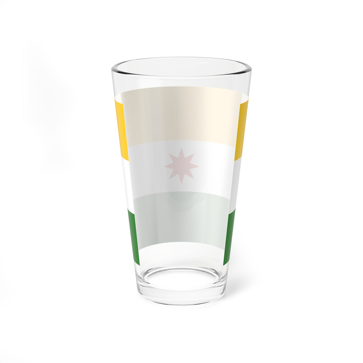 Bandera del Municipio Arzobispo Chacon (Venezuela) Pint Glass 16oz
