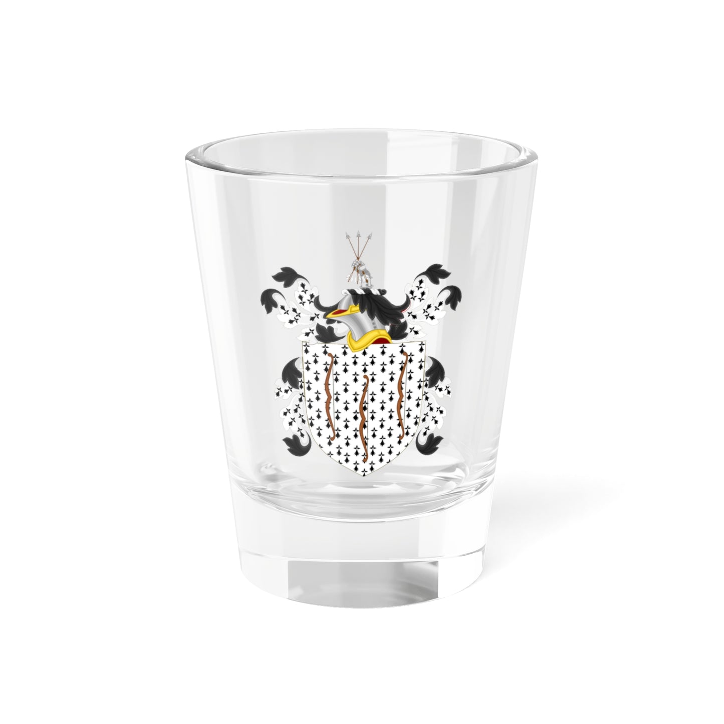 Coat of Arms of Elija Boardman (United States) (Coat of Arms) Shot Glass 1.5oz